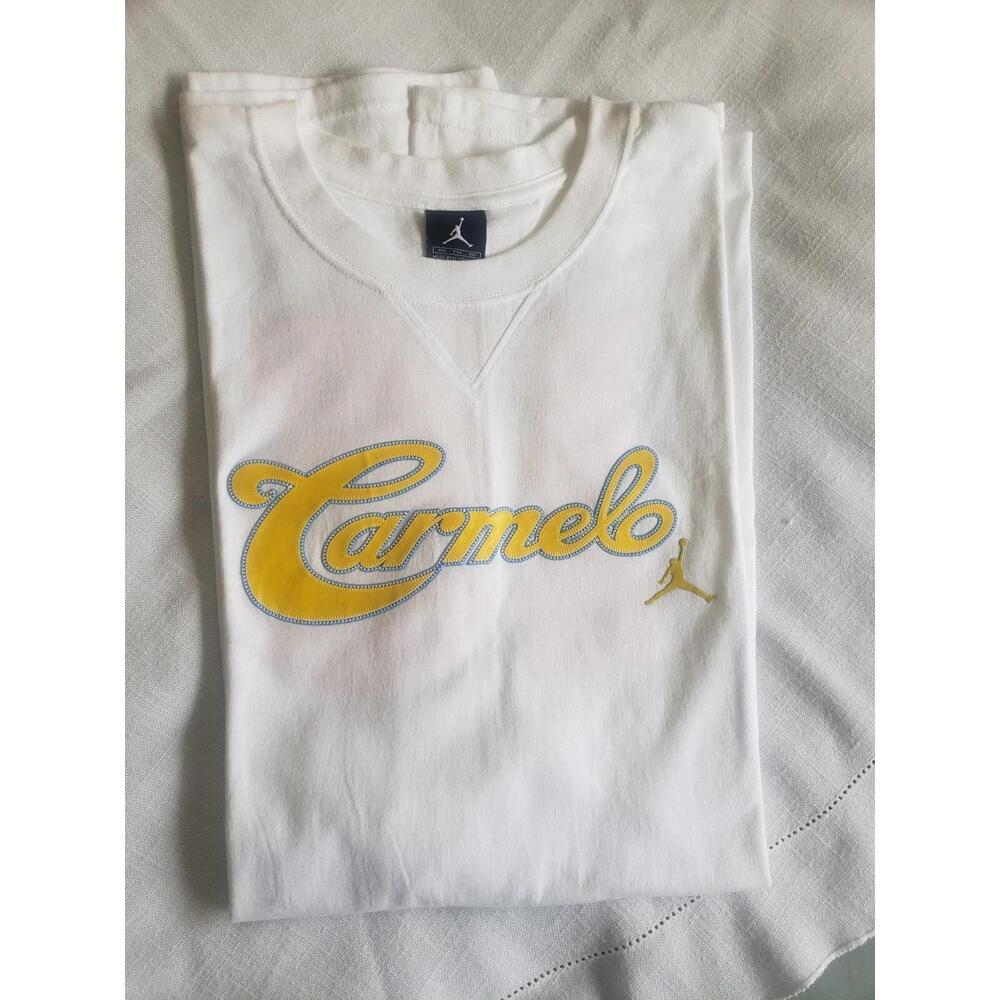 Nwot Vtg Jordan Anthony Carmelo Rookie Aop Mens Xxl T-Shirt Denver Nuggets